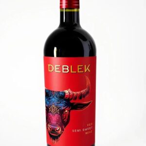 deblek sparkling semi sweet rose wine
